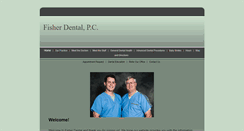 Desktop Screenshot of fisherfamilydental.com